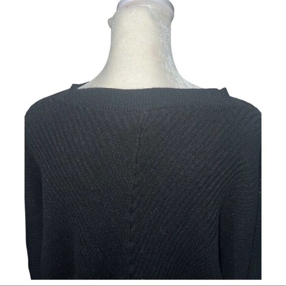 New york and company bedazzled front sweater size M - Picture 3 of 10